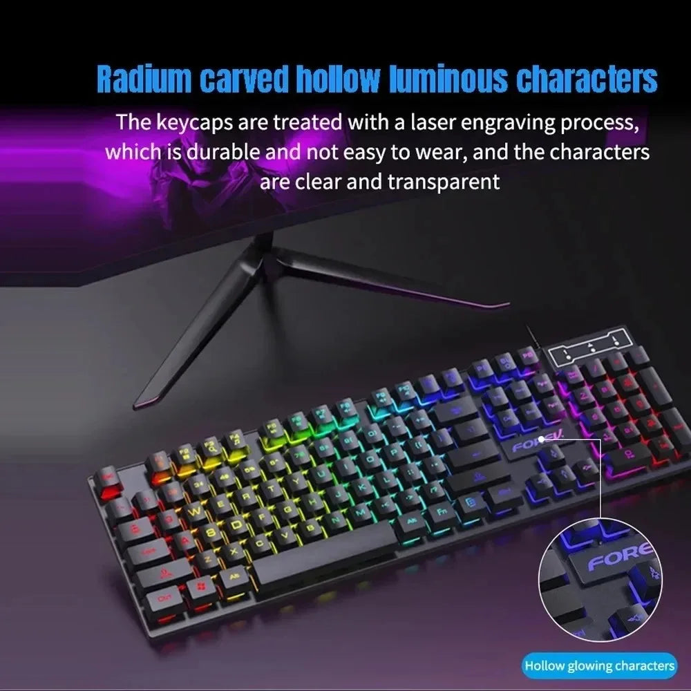 LumenStrike RGB Mechanical Keyboard and Mouse