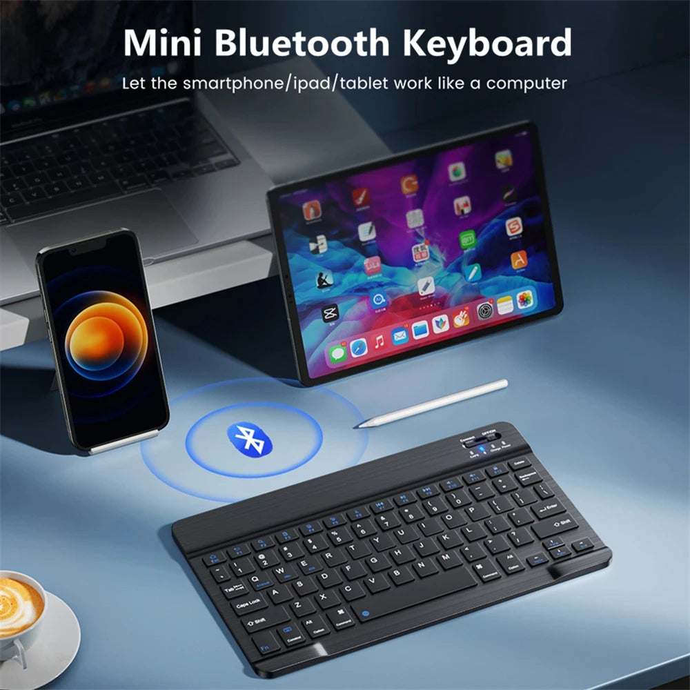Compact RGB Bluetooth Mini Keyboard