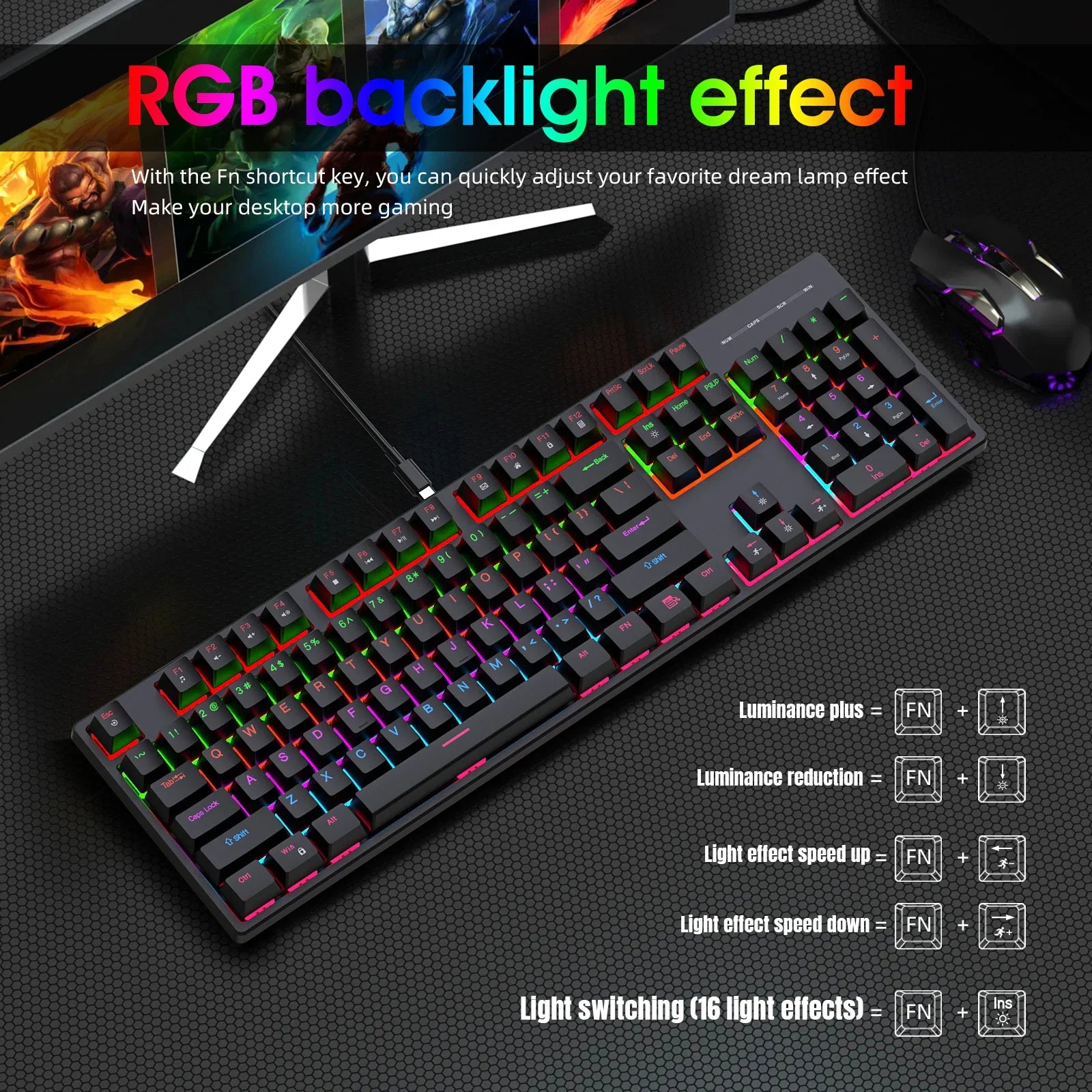 NightStrike RGB Pro Gaming Keyboard
