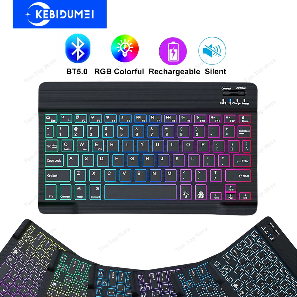 Compact RGB Bluetooth Mini Keyboard